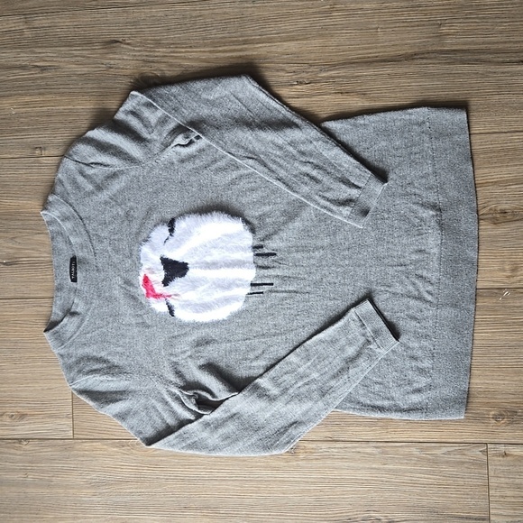 Talbots Christmas Sheep Lambswool Blend Sweater - Picture 2 of 6